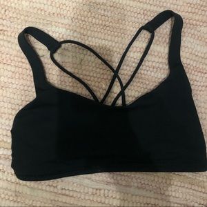 Lululemon black sports bra